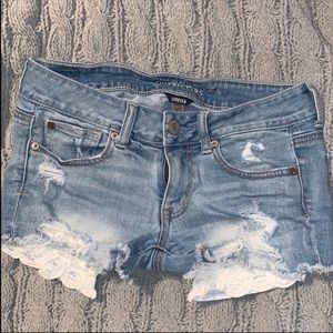 American Eagle Shortie Jean Shorts